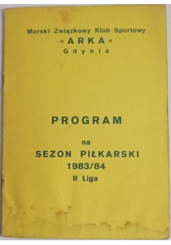 Sezon 1983-84, Program II...