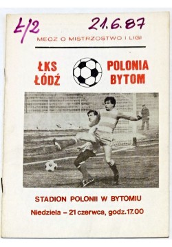 21.06.1987, I liga, Polonia...