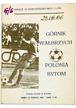 23.08.1986, I liga, Polonia...