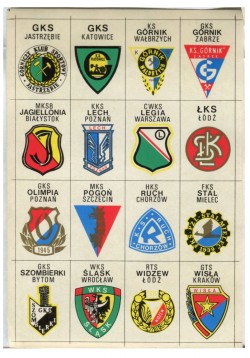 Naklejka I liga 1988-89