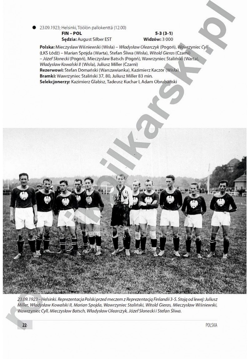 Rocznik Piłkarski 1923 PolskaEuropaŚwiat